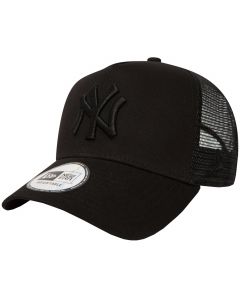 New Era Clean Trucker New York Yankees MLB Cap 11579474 męskie czapki z daszkiem, Czarne 001