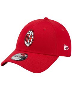 New Era Core 9FORTY AC Milan Cap 60363653 męskie czapki z daszkiem, Czerwone 001
