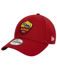 New Era Core 9Forty AS Roma Jr Cap 60572417 dla chłopca czapki z daszkiem, Czerwone 001
