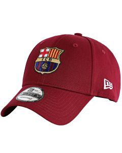 New Era Core 9Forty FC Barcelona Cap 60846893 męskie czapki z daszkiem, Bordowe 001