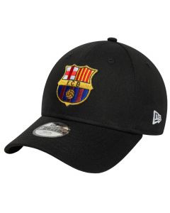 New Era Core 9Forty FC Barcelona Jr Cap 60846896 dla chłopca czapki z daszkiem, Czarne 001