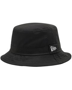 New Era Essential Bucket 60137422 unisex kapelusze, Czarne 001