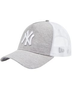 New Era Jersey Ess 9FORTY New York Yankees Trucker Cap 12381106 męskie czapki z daszkiem, Szare 001