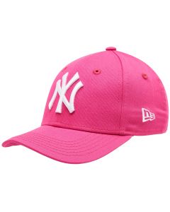 New Era Kids League Essential 9FORTY New York Yankees Cap 10877284 dla dziewczynki czapki z daszkiem, Różowe 001