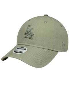 New Era LA Dodgers MLB Linen 9TWENTY Adjustable Cap 60856288 damskie czapki z daszkiem, Zielone 001