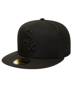 New Era League Essential 59Fifty Chicago White Sox Cap 60425203 męskie czapki z daszkiem, Czarne 001