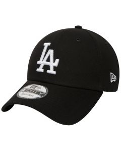 New Era League Essential 9FORTY Los Angeles Dodgers Cap 11405493 męskie czapki z daszkiem, Czarne 001