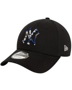 New Era League Essentials 940 New York Yankees Cap 60435189 męskie czapki z daszkiem, Czarne 001