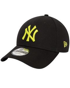 New Era League Essentials 940 New York Yankees Cap 60435203 męskie czapki z daszkiem, Czarne 001