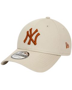 New Era League Essentials 940 New York Yankees Cap 60435209 unisex czapki z daszkiem, Beżowe 001