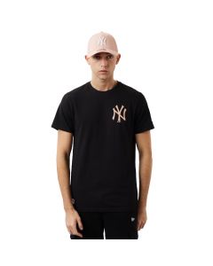 New Era MLB New York Yankees Tee 60284767 męskie t-shirty, Czarne 001