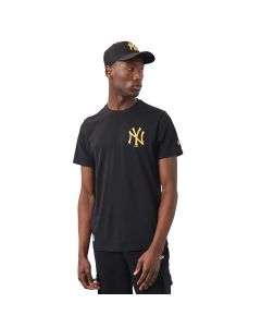 New Era MLB New York Yankees Tee 60284771 męskie t-shirty, Czarne 001