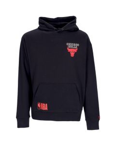 New Era NBA Chicago Bulls Team Logo Hoodie 60284623 męskie bluzy, Czarne 001