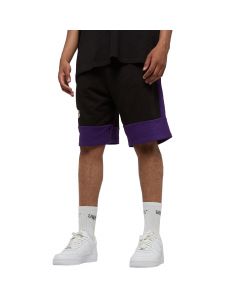 New Era NBA Colour Block Short Lakers 60416375 męskie spodenki, Czarne 001