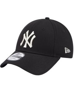 New Era New York Yankees 940 Metallic Logo Cap 60364306 damskie czapki z daszkiem, Czarne 001