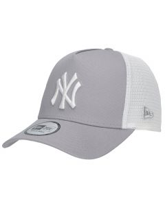 New Era New York Yankees MLB Clean Trucker Cap 11588490 męskie czapki z daszkiem, Szare 001