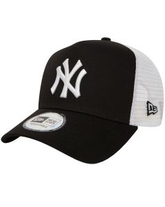 New Era New York Yankees MLB Clean Trucker Cap 11588491 męskie czapki z daszkiem, Czarne 001