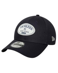New Era Patch 9FORTY New York Yankees Cap 60915783 męskie czapki z daszkiem, Czarne 001