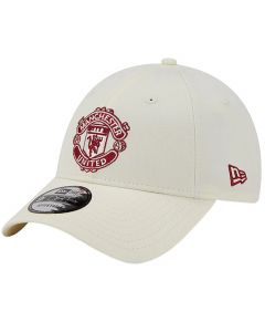 New Era Seasonal 9FORTY Manchester United FC Cap 60363681 męskie czapki z daszkiem, Beżowe 001