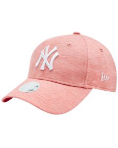 New Era Wmns Jersey Ess 9FORTY New York Yankees Cap 60298632 damskie czapki z daszkiem, Różowe 001