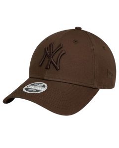 New Era Wmns League Essentials 9FORTY New York Yankees Cap 60471462 damskie czapki z daszkiem, Brązowe 001