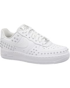 Nike Air Force 1 '07 XX Studded AR0639-100 damskie buty sneakers, Białe 001