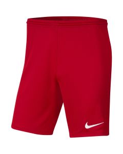 Nike Dry Park III Jr BV6865-657 dla dzieci spodenki, Czerwone 001
