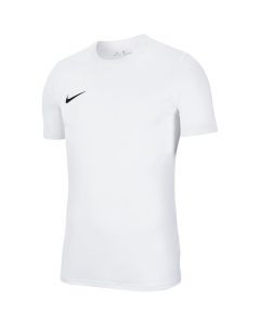 Nike Jr Dry Park VII Tee BV6741-100 dla chłopca t-shirty, Białe 001