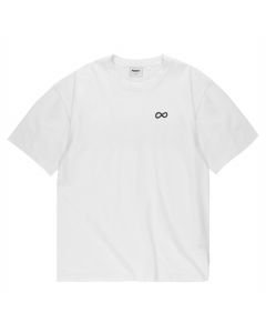 Prosto Big Log Infinity T-shirt KL261MTEE1031 męskie t-shirty, Białe 001