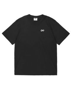Prosto Big Log Infinity T-shirt KL261MTEE1032 męskie t-shirty, Czarne 001