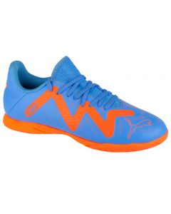 Puma Future Play IT Jr 107204-01 dla chłopca buty halowe - halówki, Niebieskie 001