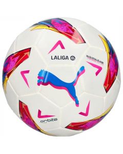 Puma Orbita LaLiga 1 Ball 084109-01 unisex piłki do piłki nożnej, Białe 001