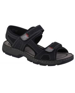 Rieker Sandals 26156-02 męskie sandały, Czarne 001