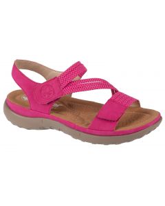 Rieker Sandals 64870-31 damskie sandały, Różowe 001