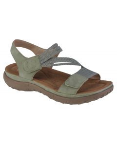 Rieker Sandals 64870-52 damskie sandały, Zielone 001