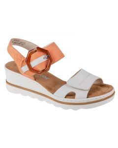 Rieker Sandals 67476-38 damskie sandały, Białe 001