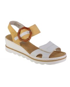 Rieker Sandals 67476-69 damskie sandały, Białe 001