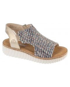 Rieker Sandals 69284-90 damskie sandały, Wielokolorowe 001