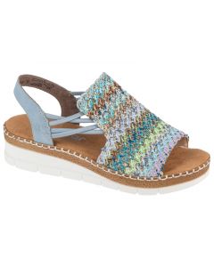Rieker Sandals V1241-91 damskie sandały, Wielokolorowe 001