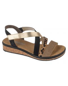 Rieker Sandals V3663-92 damskie sandały, Brązowe 001