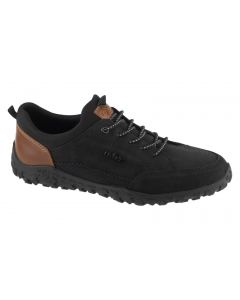 Rieker Shoes 08150-00 męskie półbuty, Czarne 001