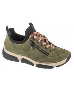 Rieker Shoes 45973-54 damskie półbuty, Zielone 001