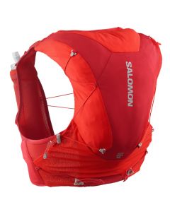 Salomon ADV Skin 12 Set LC2464500 unisex plecaki, Czerwone 001