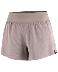 Salomon Aero Stow 4 Shorts W LC2770600 damskie spodenki, Brązowe 001