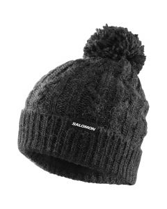 Salomon Ivy Beanie LC2152600 damskie czapki, Czarne 001