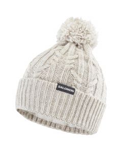Salomon Ivy Beanie LC2630300 damskie czapki, Beżowe 001