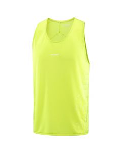 Salomon Sense Aero Graphic LC2758000 męskie t-shirty, Żółte 001