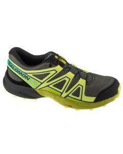 Salomon Speedcross Jr L47733300 dla chłopca buty do biegania, Zielone 001