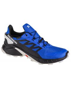 Salomon Supercross 4 GTX 471196 męskie buty do biegania, Niebieskie 001