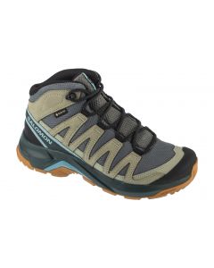 Salomon X-Adventure Recon Mid GTX W L47815300 damskie buty trekkingowe, Zielone 001